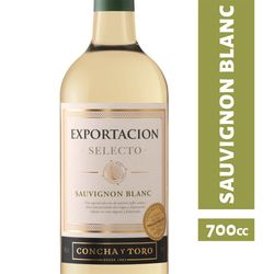 Vino exportación selecto sauvignon blanc botella 700 cc