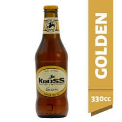 Cerveza Kross golden ale botella 330 cc