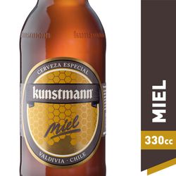 Cerveza Kunstmann miel long neck 330 cc
