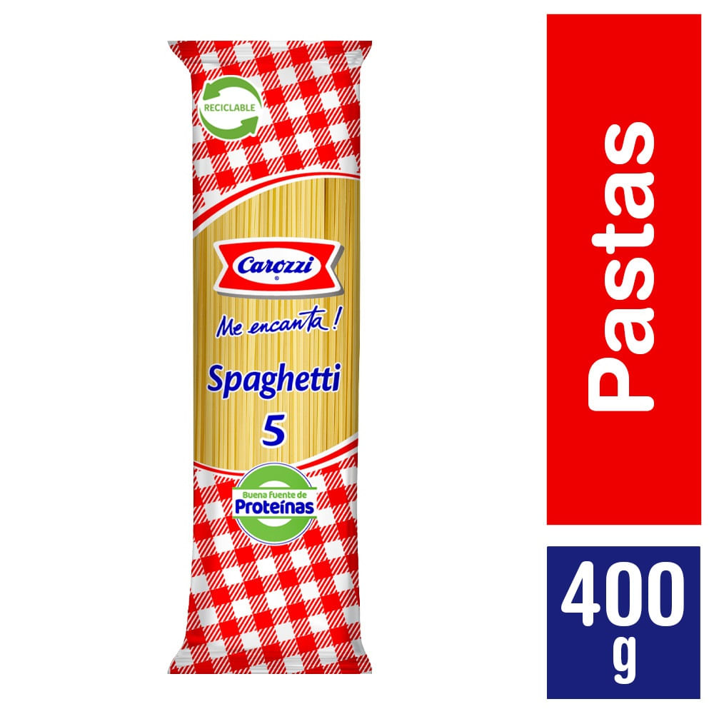 Pasta spaghetti N°5 Carozzi 400 g