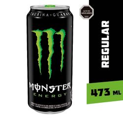 Bebida energética Monster energy regular lata 473 ml