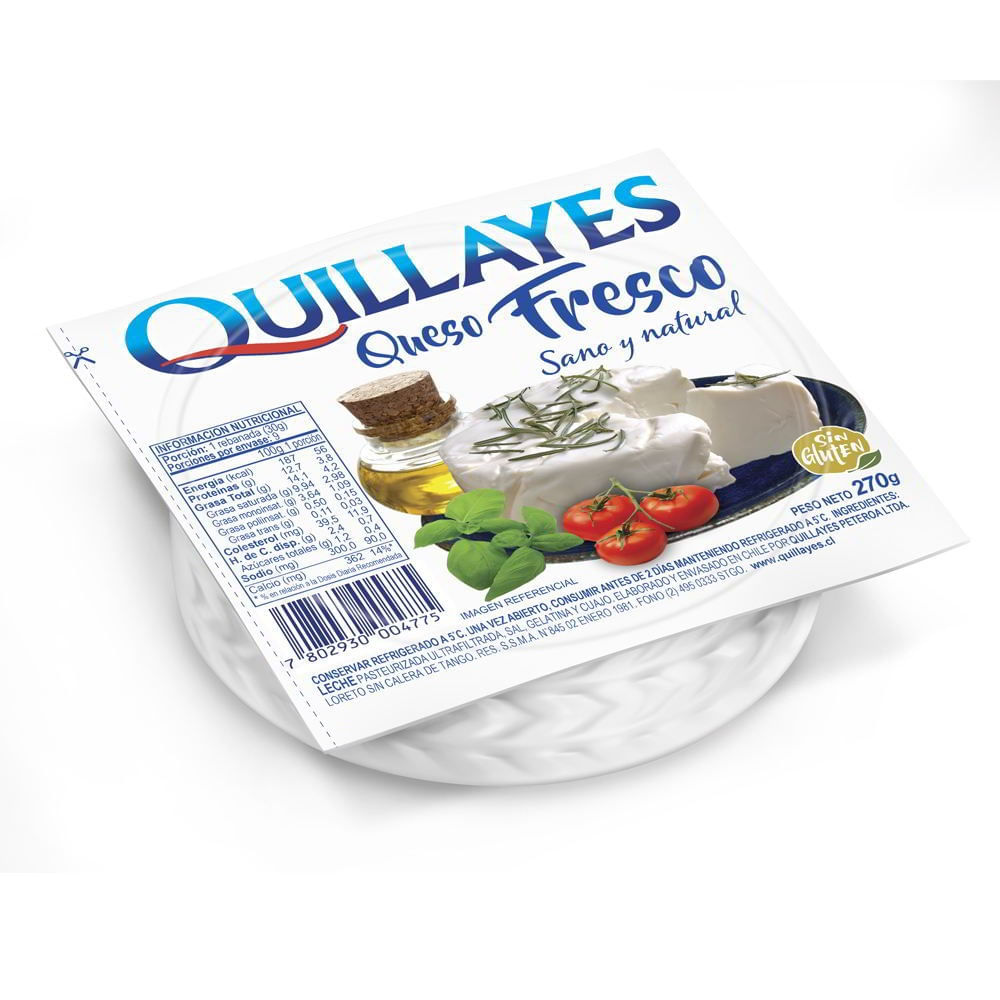 Queso fresco Quillayes 270 g