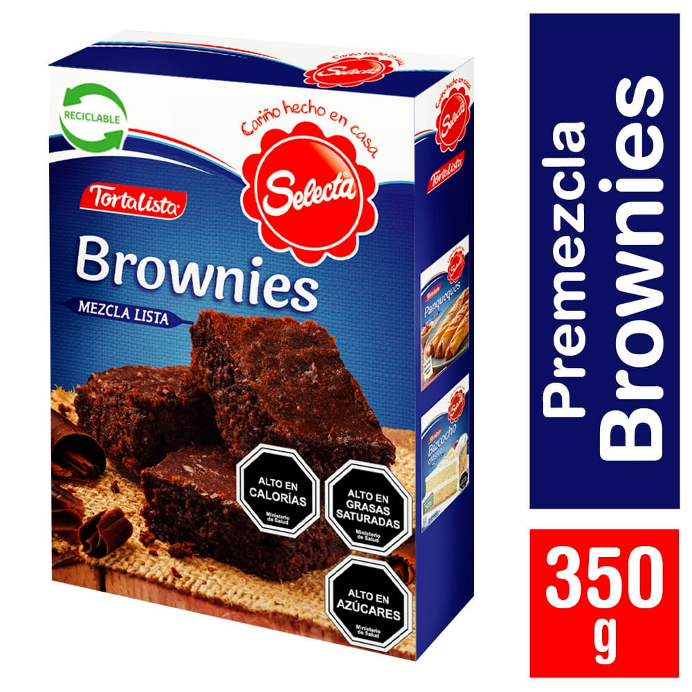 Premezcla Tortalista Selecta brownies 350 g