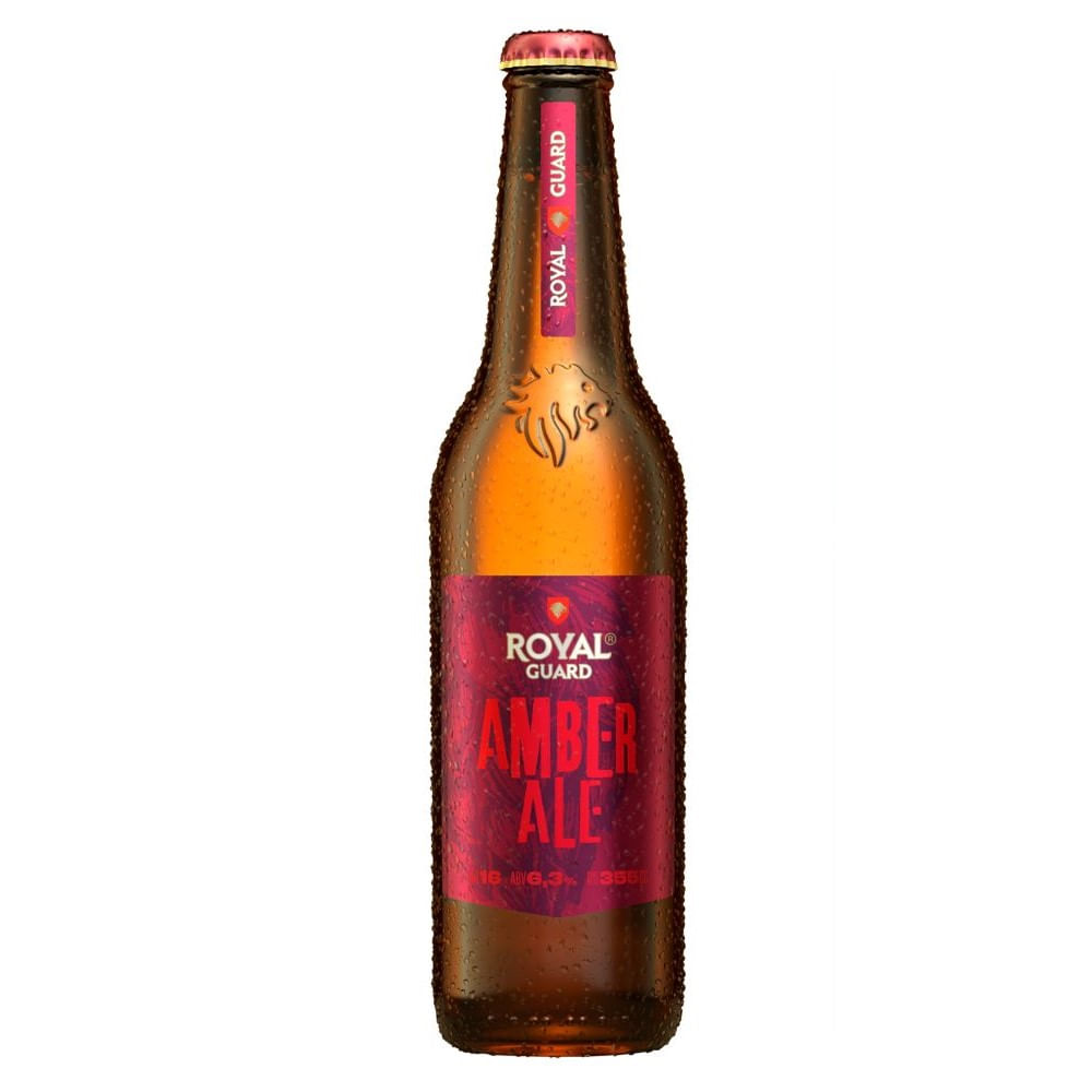 Pack Cerveza Royal Guard amber ale botella 6 un de 355 cc