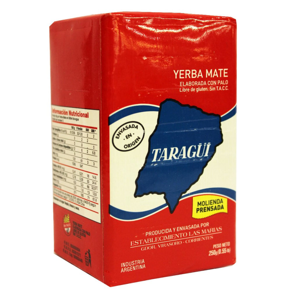 Yerba mate Taragui con palo 250 g