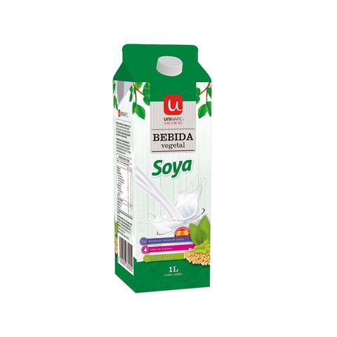 Bebida vegetal de soya Unimarc 1 L