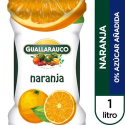 Jugo Guallarauco naranja 0% azúcar añadida botella 1 L