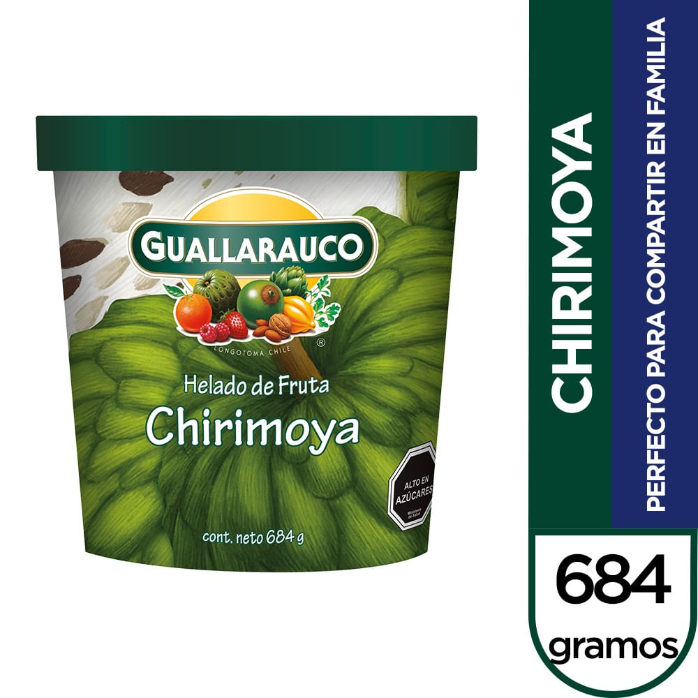 Helado Guallarauco chirimoya pote 684 g