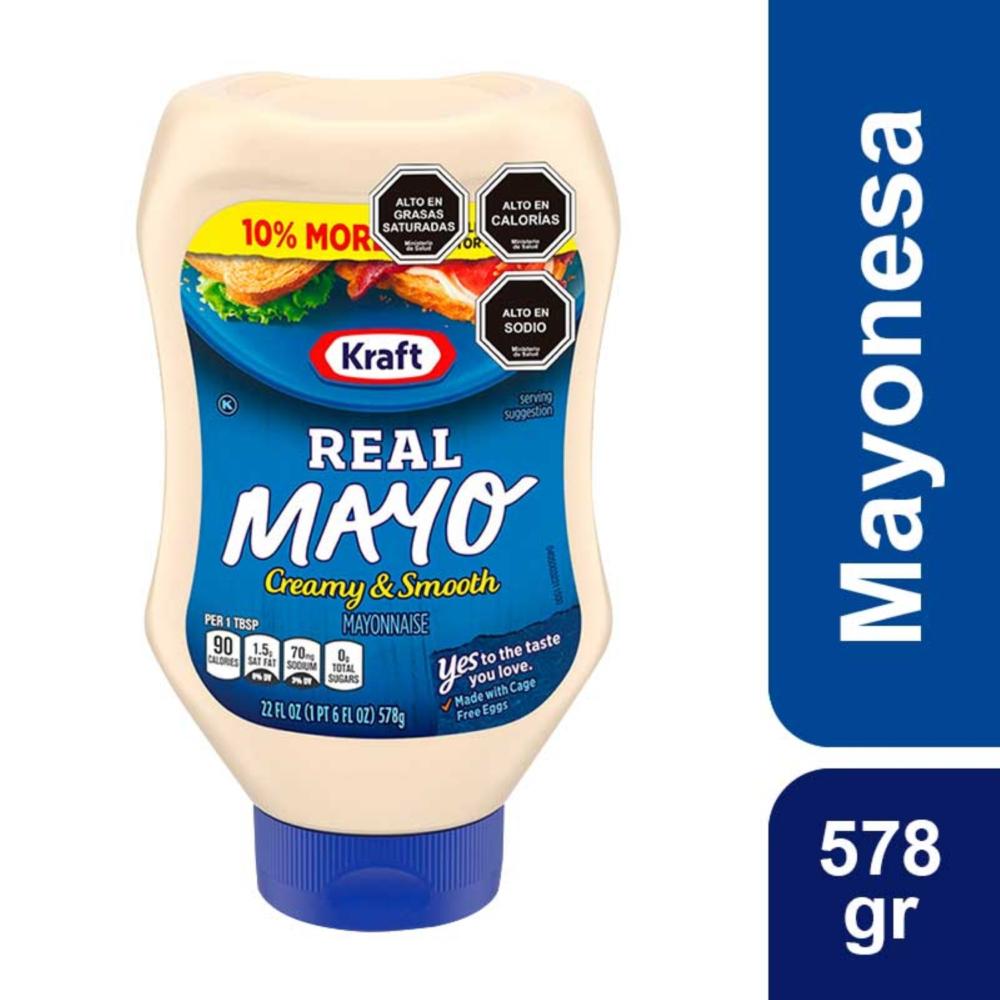 Mayonesa Kraft squezze 578 g