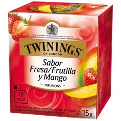 Infusión Twinings fresa frutilla y mango 10 un