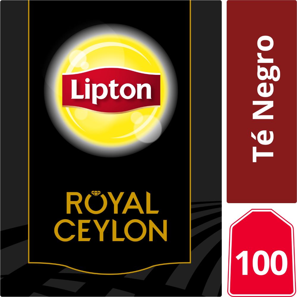 Té Lipton Royal ceylán 100 bolsitas