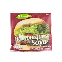 Hamburguesa de soya Nutravege merkén 90 g