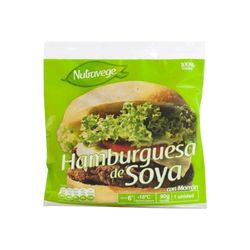 Hamburguesa de soya Nutravege morrón 90 g