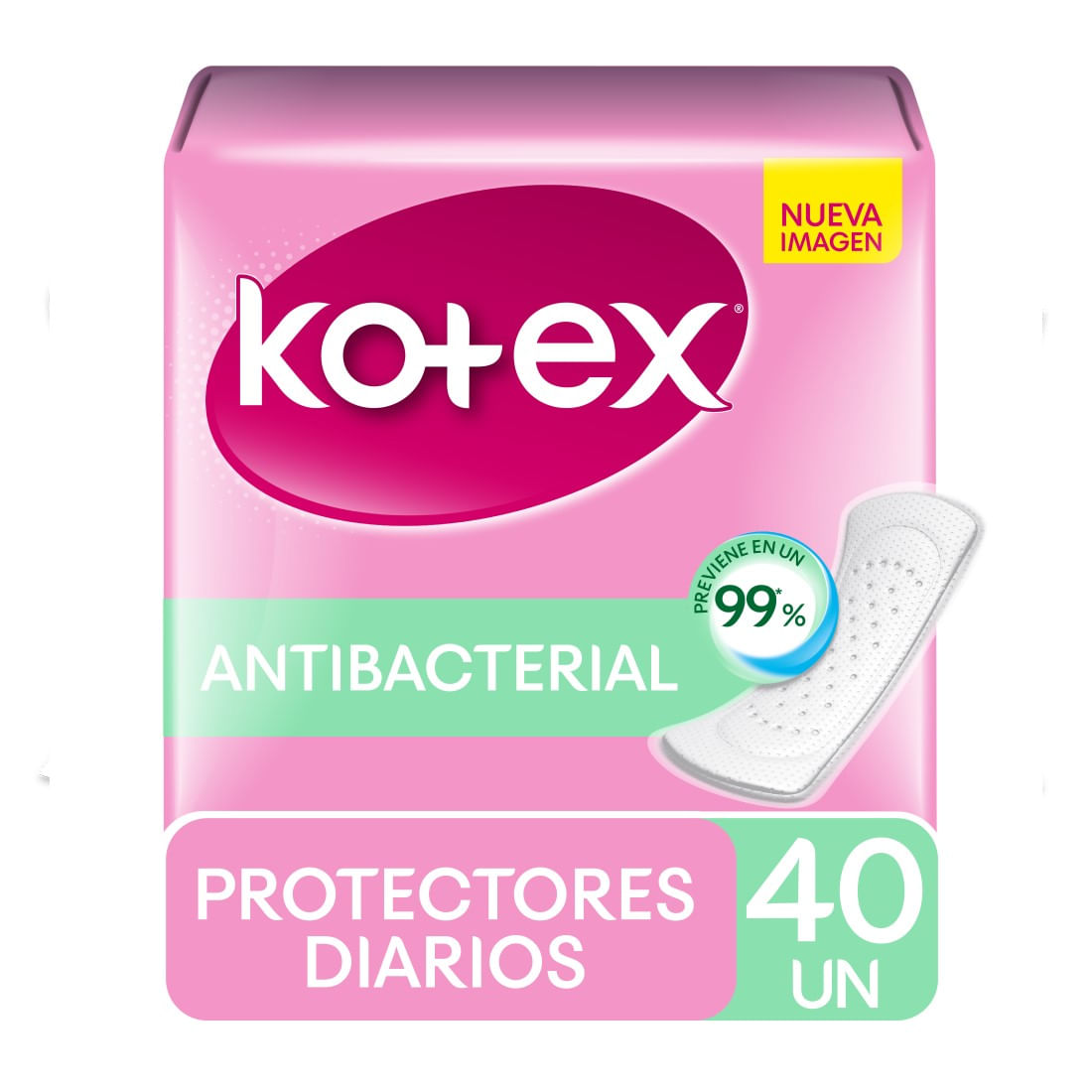 Protector diario Kotex antibacteriales 40 un