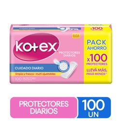 Protector diario Kotex 100 un