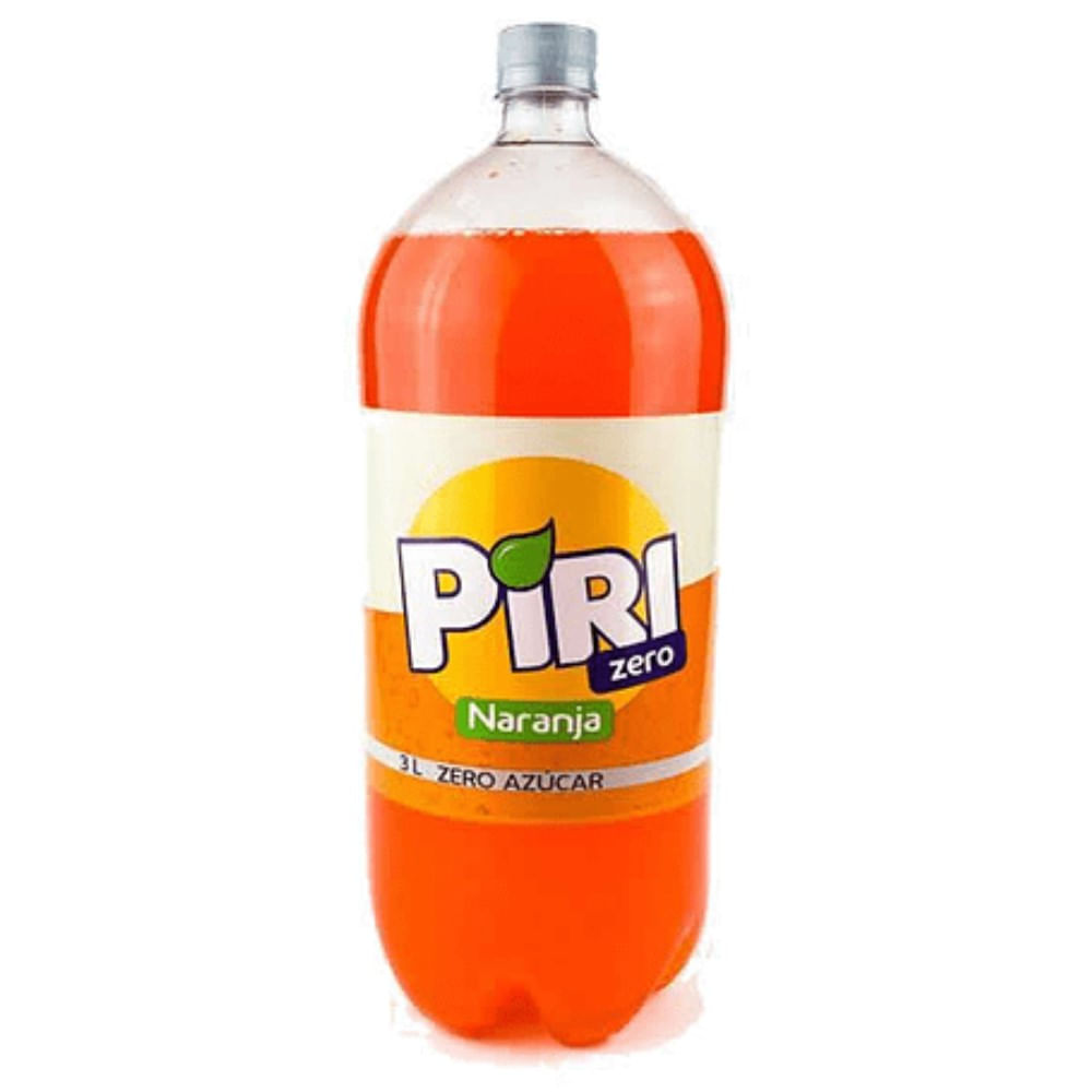 Bebida Piri naranja zero 3 L