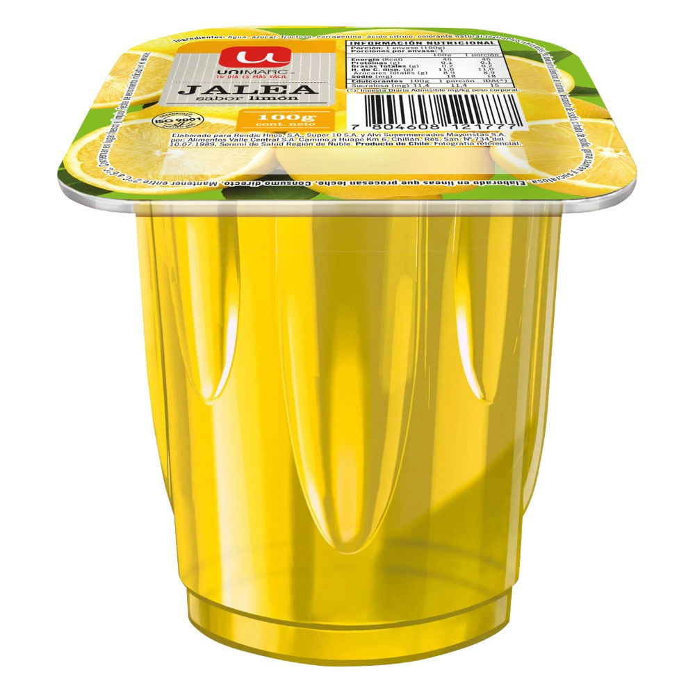 Jalea Unimarc limón 100 g