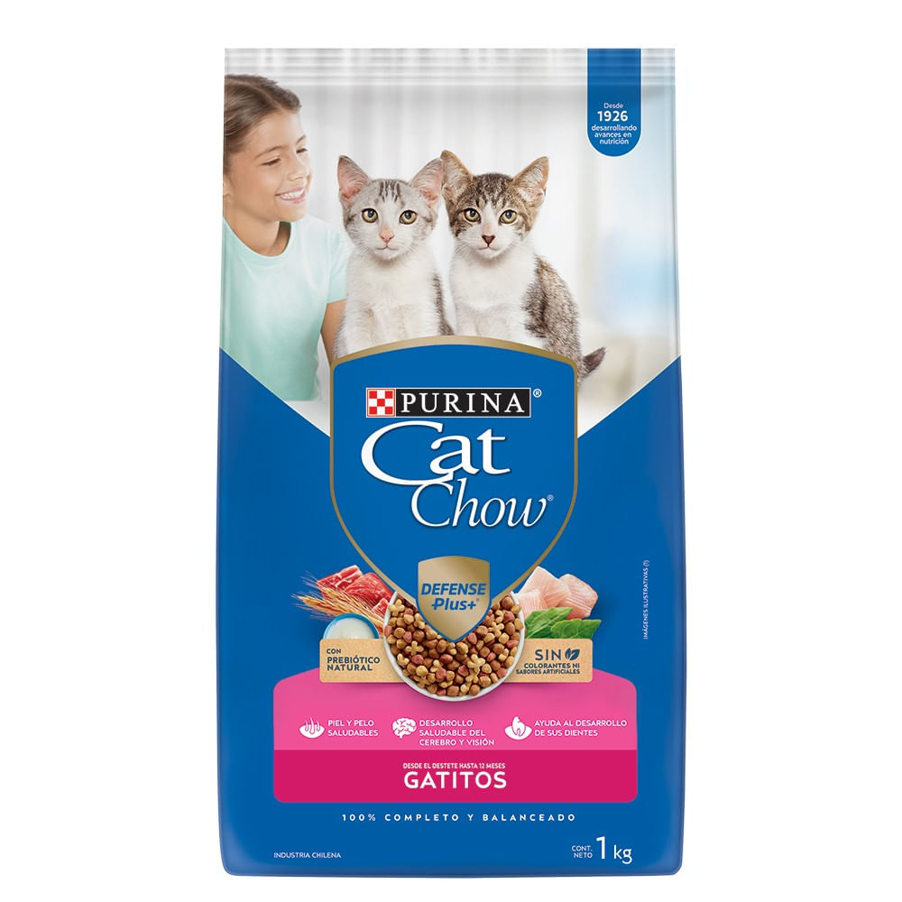 Alimento gatitos Cat Chow carne y leche 1 Kg Alimento gatitos Cat Chow carne y leche 1 Kg