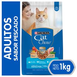 Alimento gato adulto Cat Chow pescado 1 Kg