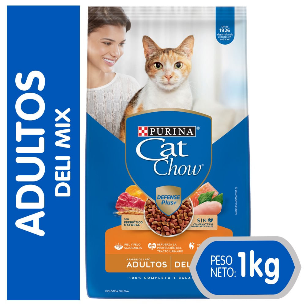Alimento gato adulto Cat Chow delimix bolsa 1 Kg