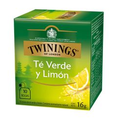 Té verde Twinings con limón 10 un