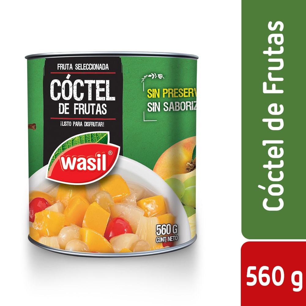 Cóctel de fruta Wasil 560 g