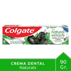 Crema dental Colgate natural extracts carbón activado y menta 90 g