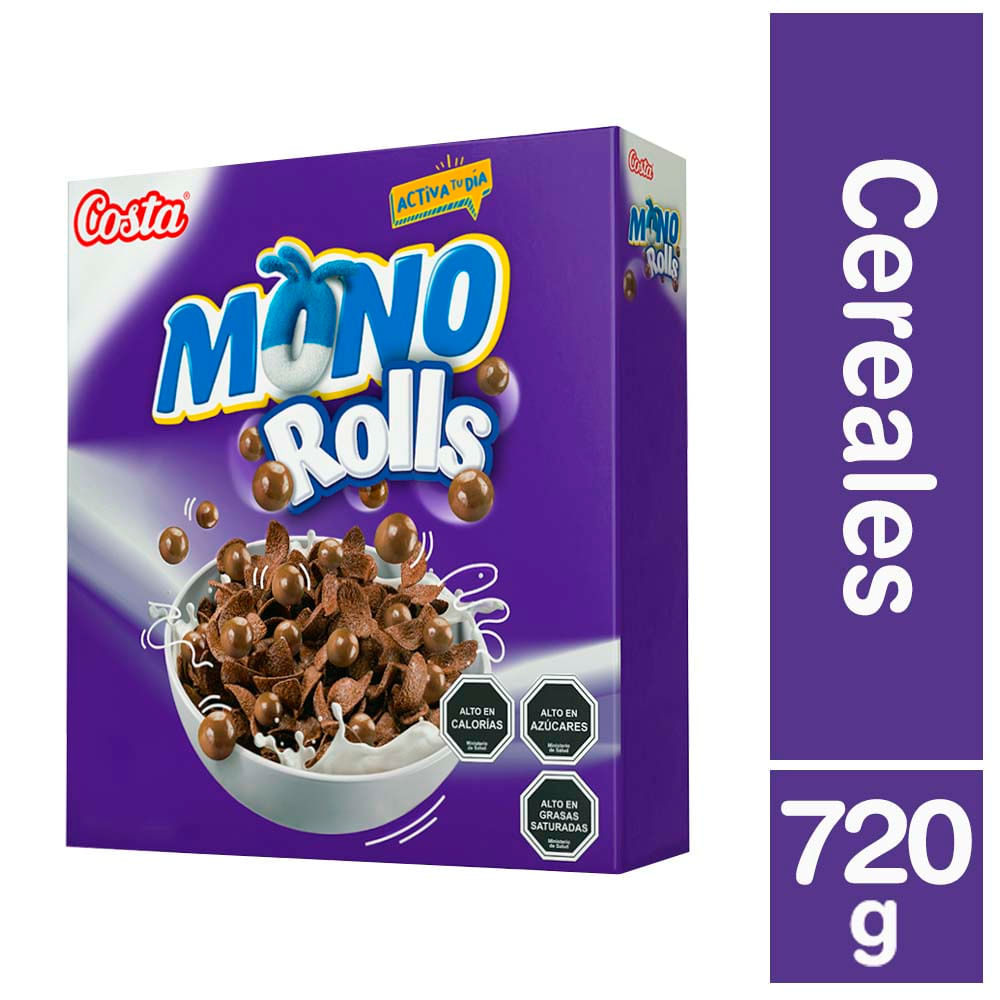 Cereal mono rolls Costa chocolate 720 g