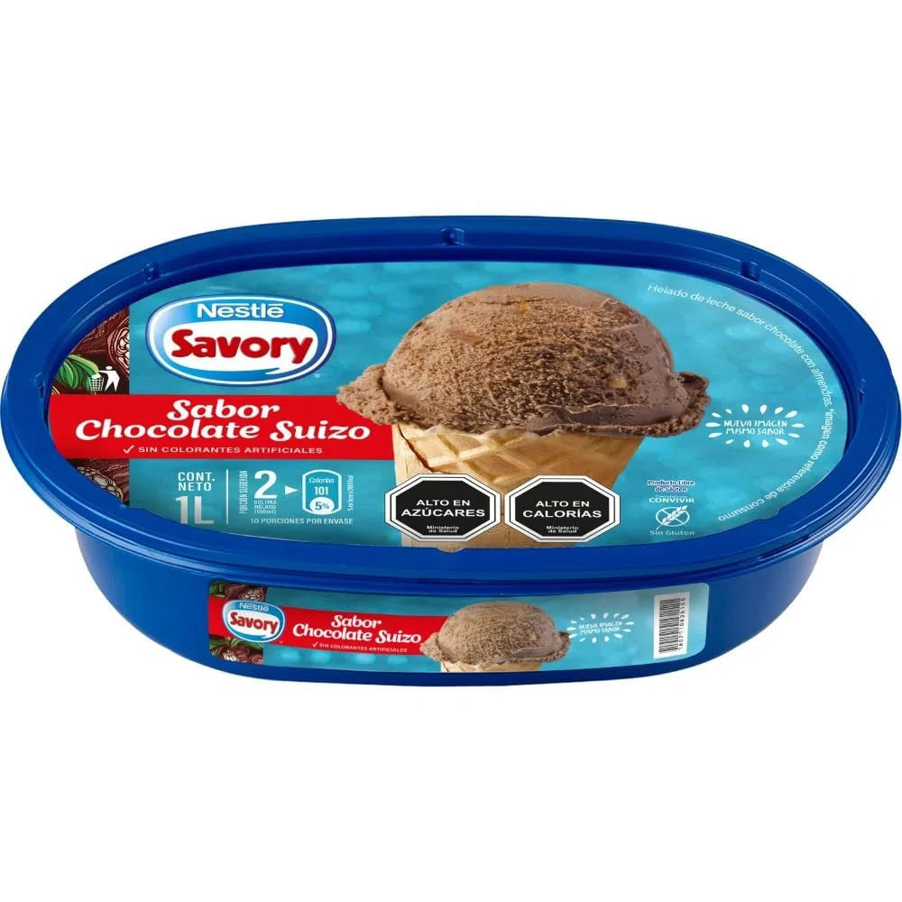 Helado Savory chocolate suizo cassata 1 L Helado Savory chocolate suizo cassata 1 L