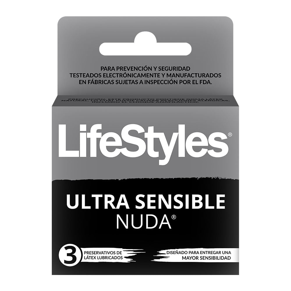 Preservativos Lifestyles nuda ultra sensible 3 un