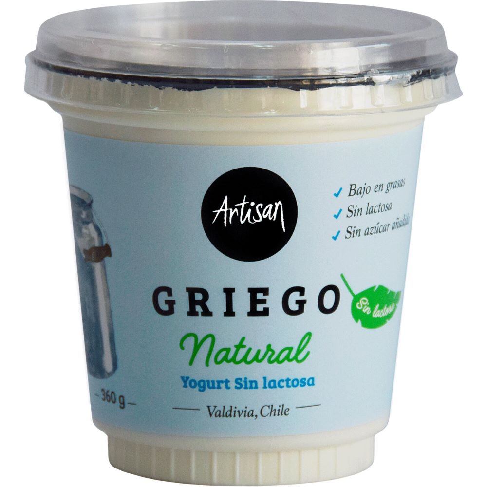 Yoghurt griego Artisan natural 360 g