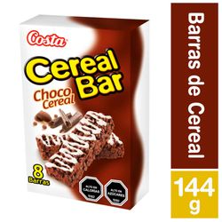 Pack barra cereal Costa Cereal Bar choco cereal 8 un de 18 g