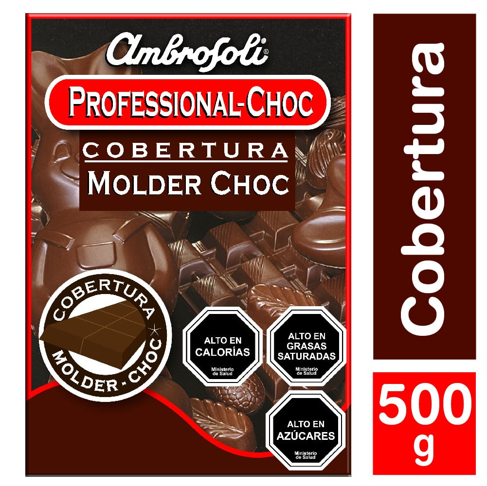 Cobertura Ambrosoli chocolate bitter 500 g
