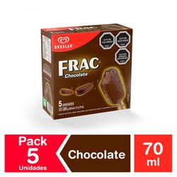 Pack mini paleta helado Frac Bresler chocolate 5 un