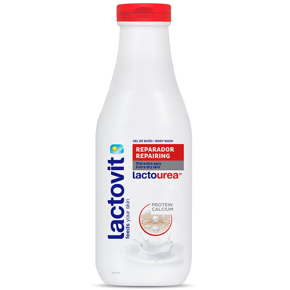 Gel de baño Lactovit reparador 500 ml