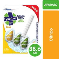 Limpiador para inodoro Lysoform canasta activa cítrico 38.6 g