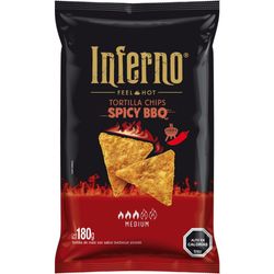 Tortilla chips Inferno spicy bbq 180 g
