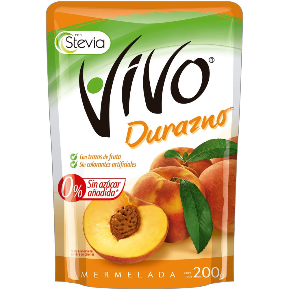 Mermelada Vivo sabor durazno 200 g Mermelada Vivo sabor durazno 200 g