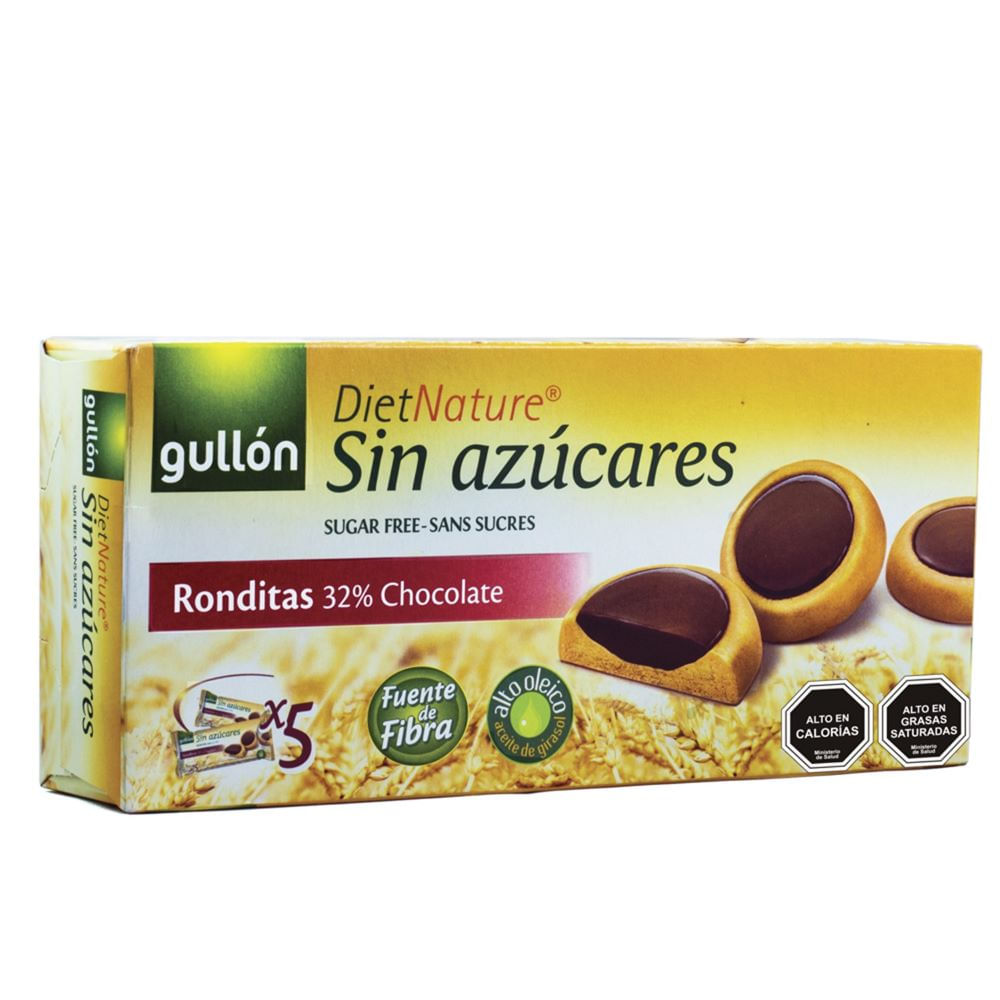 Galleta Rondita S/Az Choco Gullon 186 Gr