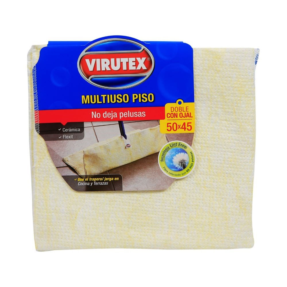 Trapero Virutex absorbente algodón doble (45x50 cm) 1 un