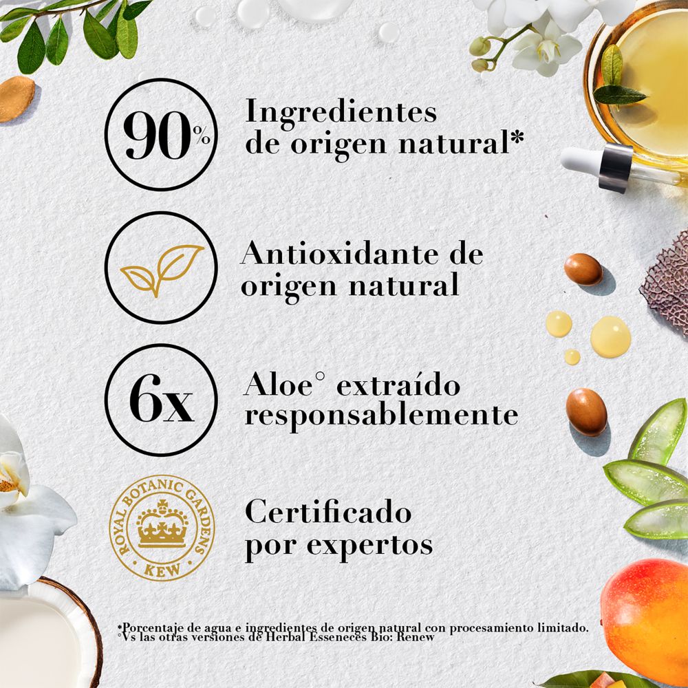 Acondicionador Herbal Essences aloe mango protege y repara 250 ml Acondicionador Herbal Essences aloe mango protege y repara 250 ml