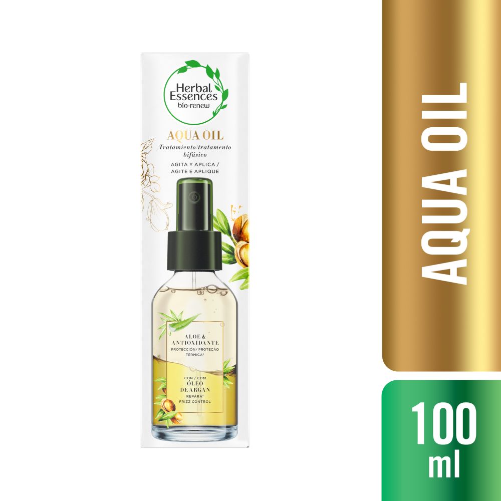 Aceite capilar Herbal Essences argan y aloe 100 ml