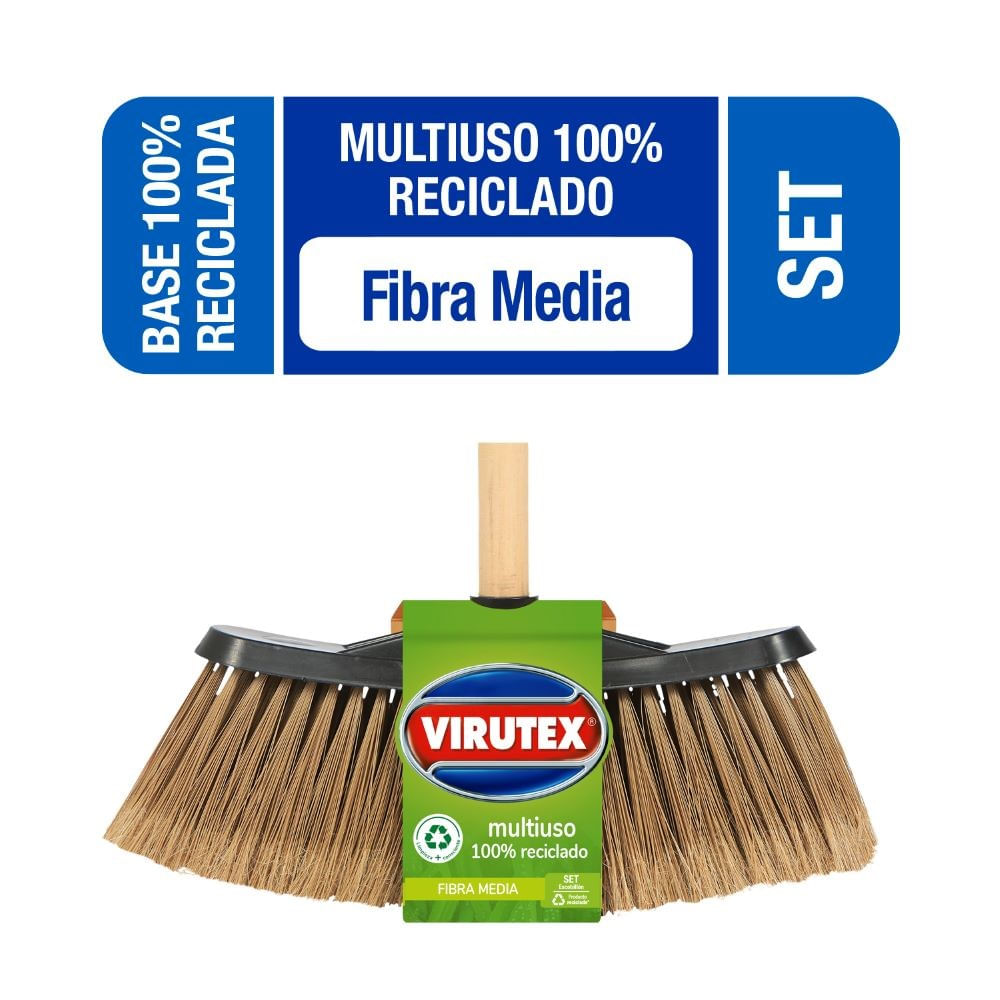 Escobillón Virutex multiuso 100% reciclado fibra media