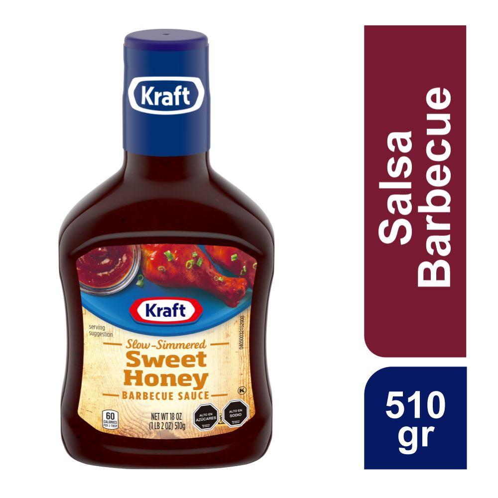 Salsa barbecue Kraft sweet honey 510 g