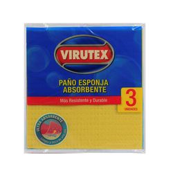 Paño esponja Virutex ultra absorbente 3 un
