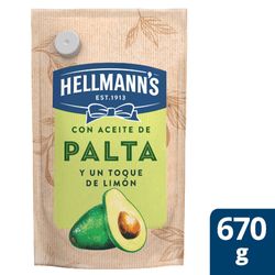 Mayonesa Hellmann's sabor palta doypack 670 g