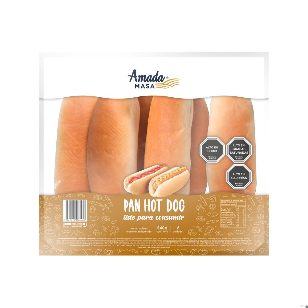 Pan Hot Dog Bolsa 8 Unidades – San Martín