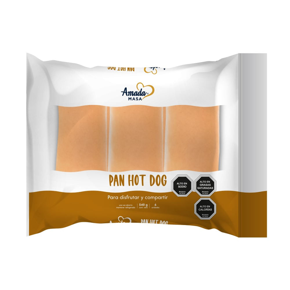 Pan Hot Dog Amada Masa 6 Un
