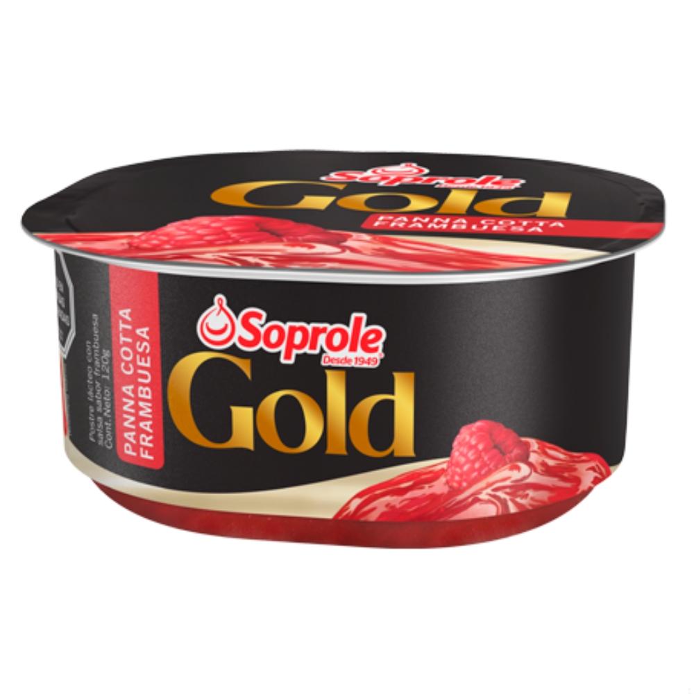 Postre panna cotta Soprole gold salsa frambuesa pote 120 g