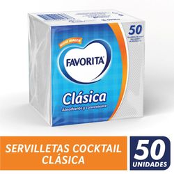 Servilletas Favorita clásica cocktail 50 un